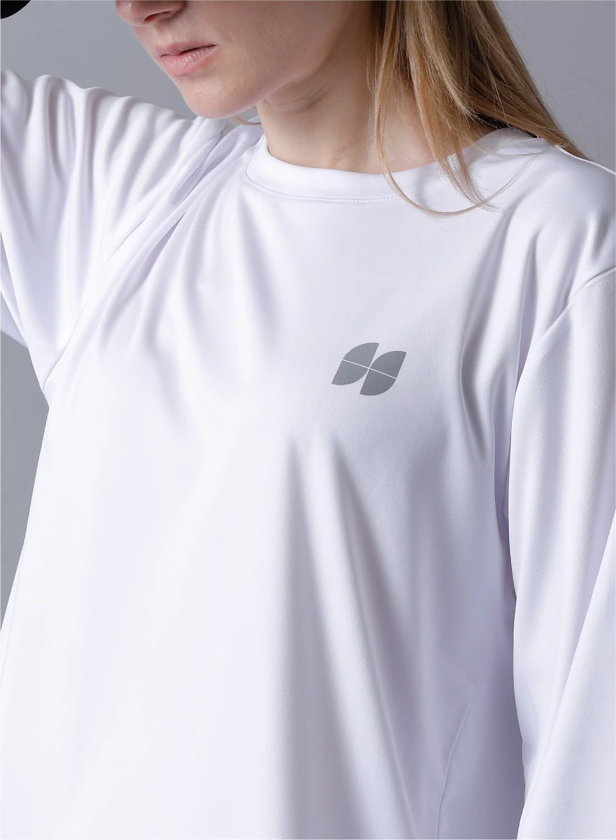 Long Sleeve Back Logo Tee
