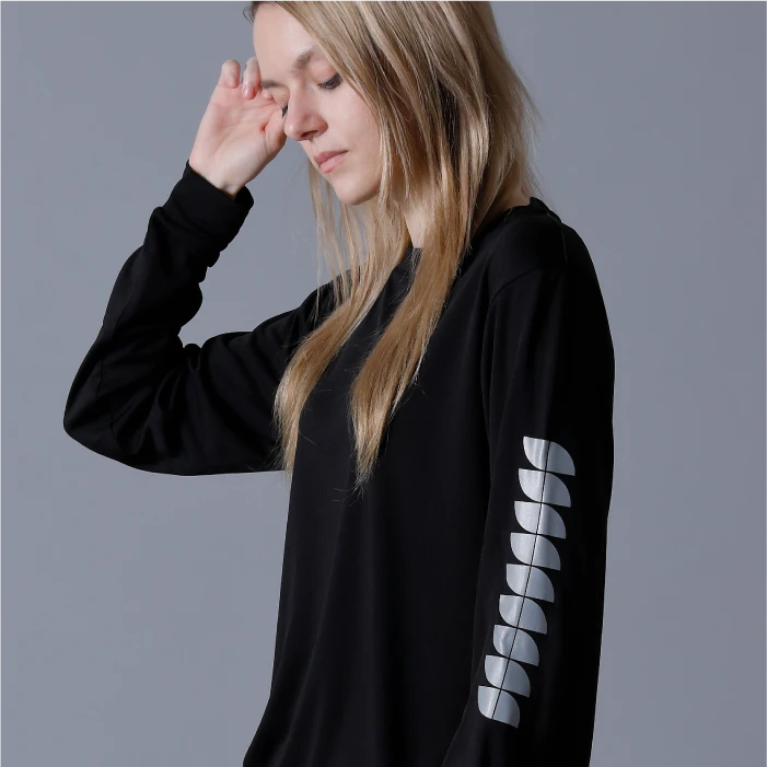 Long Sleeve Side Logo Tee