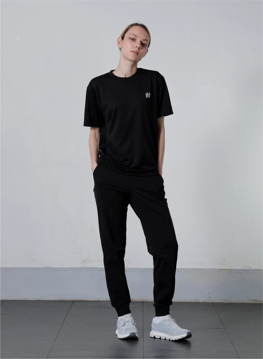Short Sleeve Back Logo Tee